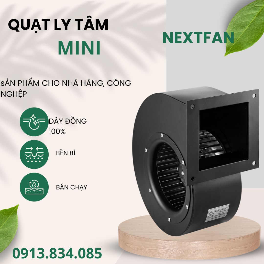 Quạt ly tâm mini 1 Quạt ly tâm mini