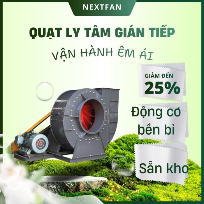 Quạt ly tâm gián tiếp