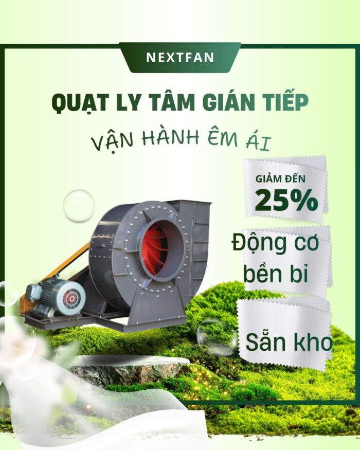 Quạt ly tâm gián tiếp